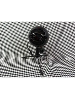 Blue Snowball iCE USB Condenser Microphone Black Tripod Cable Tested Working
